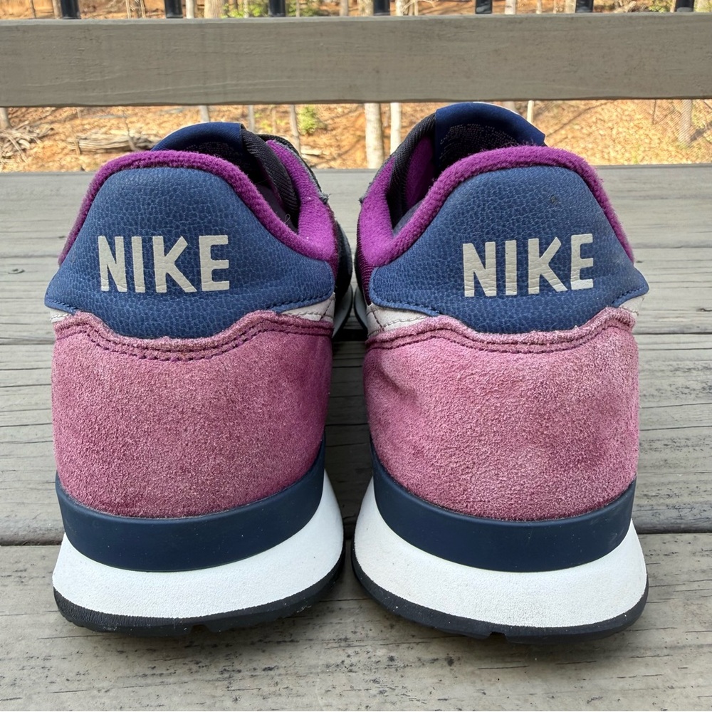 Nike Internationalist Suede Mesh Sneakers Purple Black Size 9.5 - Picture 8 of 15